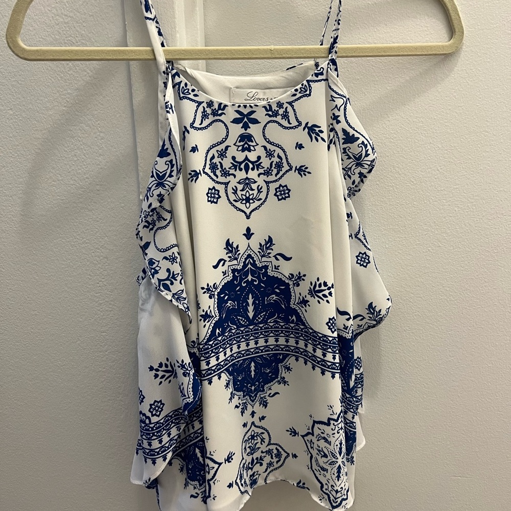 Lovers+ Friends top with open back